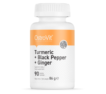 Turmeric + Black Pepper + ginger 90 tab Ostrovit