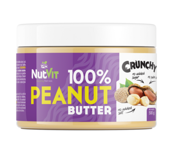 Butter Peanut Crunchy Nutvit 100% 500g Ostrovit