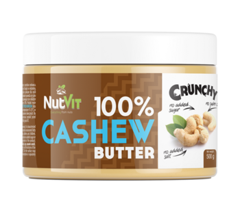 Butter Cashew Crunchy Nutvit 100% 500g Ostrovit