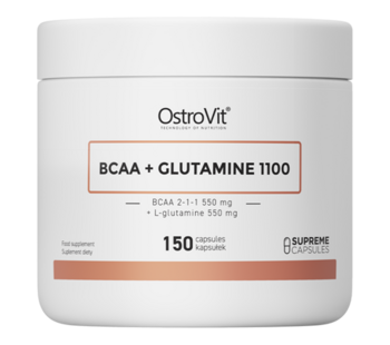Bcaa + Glutamine 1100 mg 150 caps Ostrovit