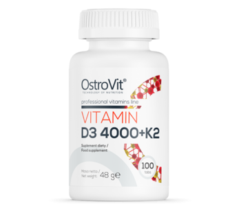 Vitamin D3 4000 + K2 110 tab LIMITED EDITION Ostrovit
