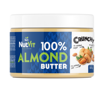 Butter Almond Crunchy Nutvit 100% 500g Ostrovit