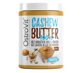 Cashew Butter Smooth 100% 1000g Ostrovit