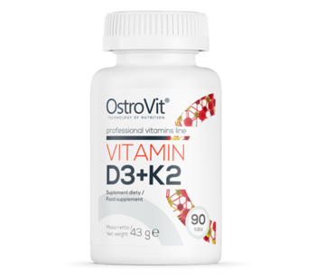 Vitamin D3 + K2 90 tab Ostrovit